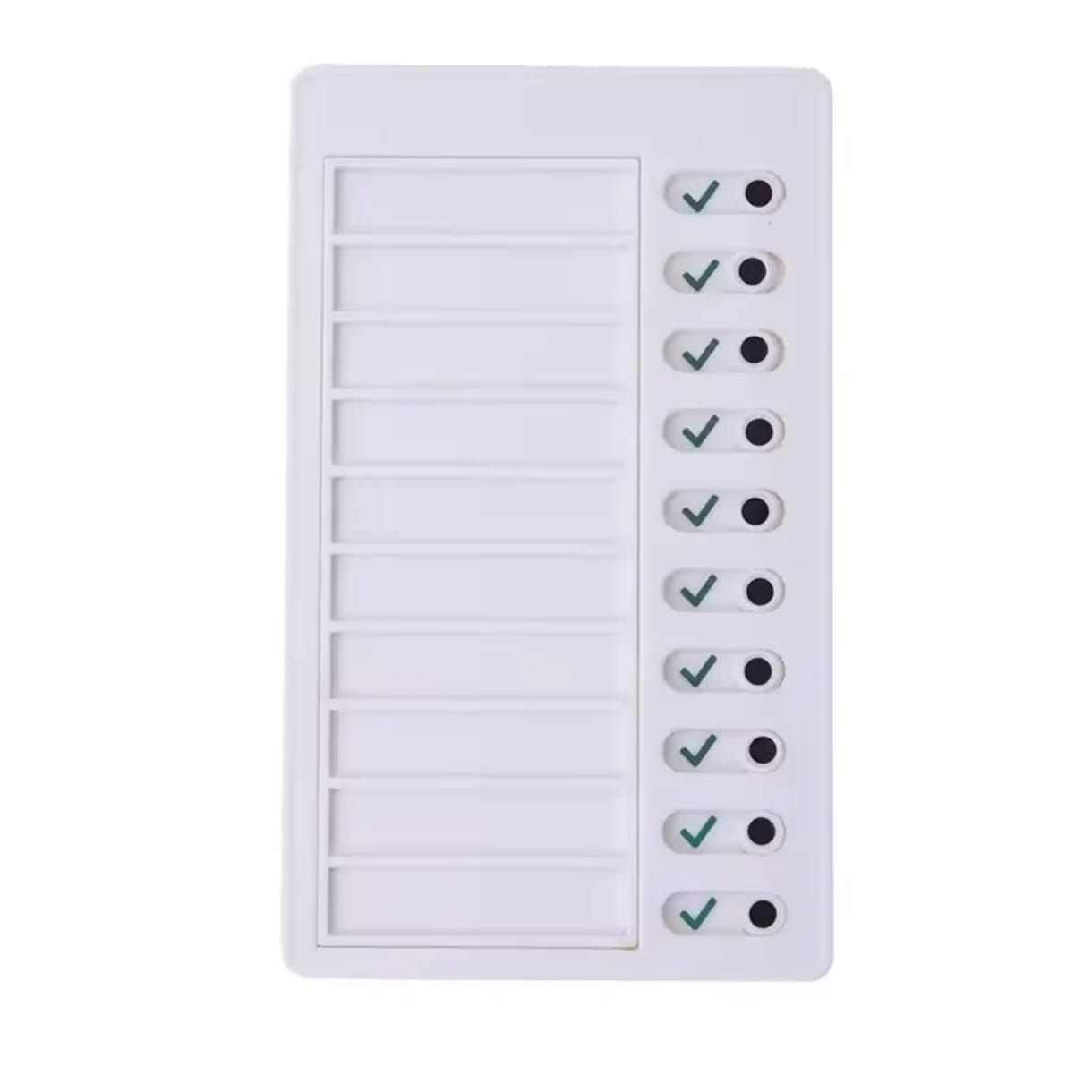 Multipurpose Daily Planner & Task Organizer - Versatile Reusable Memo to do list Checklist Board for Kids Adults + FREE Pen