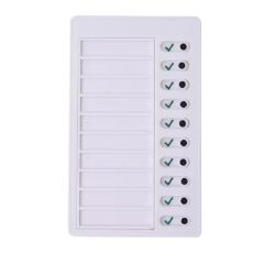 Multipurpose Daily Planner & Task Organizer - Versatile Reusable Memo to do list Checklist Board my chores for Kids Adults + FREE Pen
