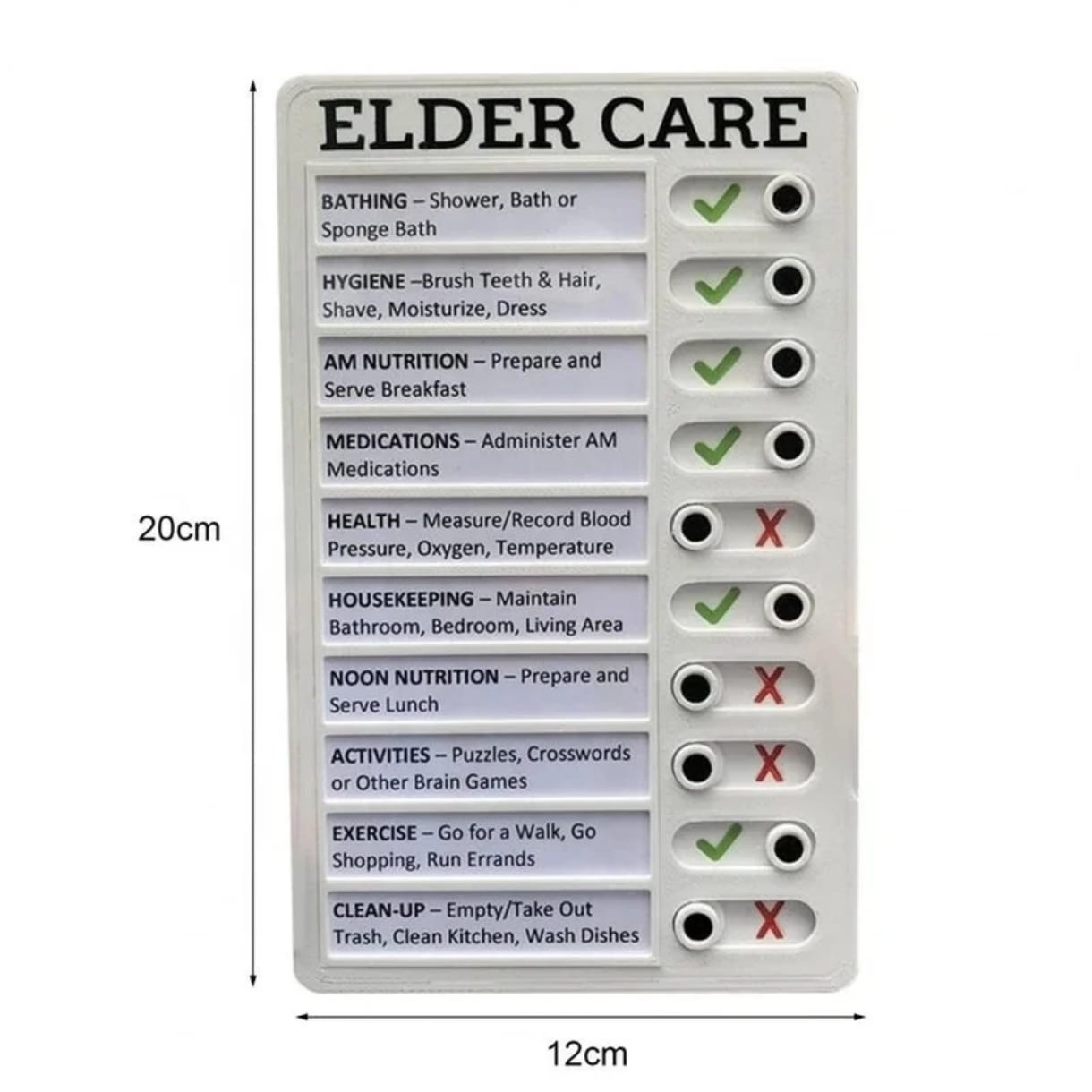 Multipurpose Daily Planner & Task Organizer - Versatile Reusable Memo to do list Checklist Board for Kids Adults + FREE Pen