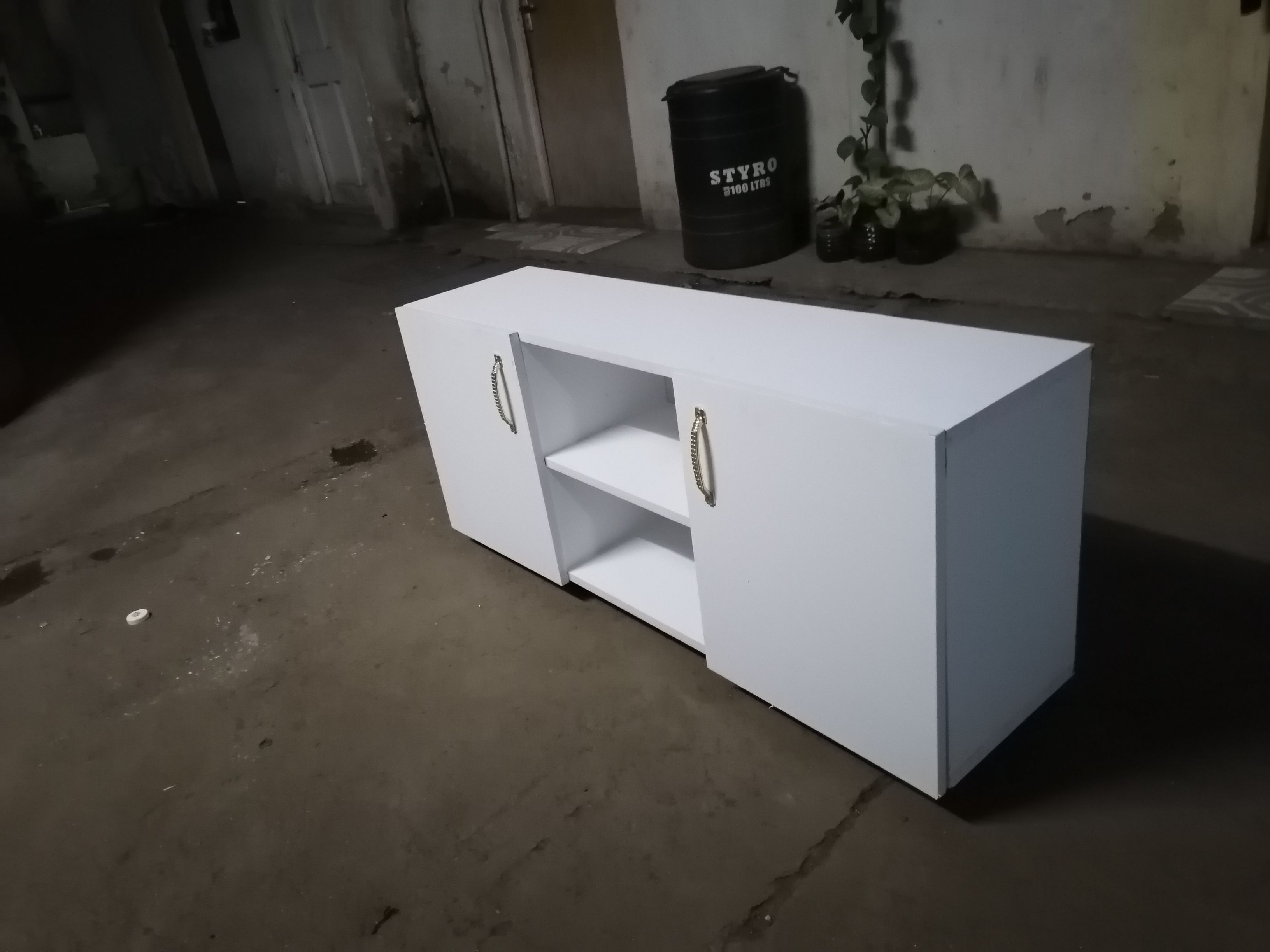 4feet Long Modern TV Stands Enhance Functionality Through Key Features Such As Open Shelving For Easy Access And Ventilation Closed Cabinets  And Drawers For Organized Storage