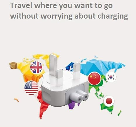 Power Plug Duckhead for MacBook iPhone iPod Mains Charger Magsafe 1/2 AC Power Adapter UK Au lug