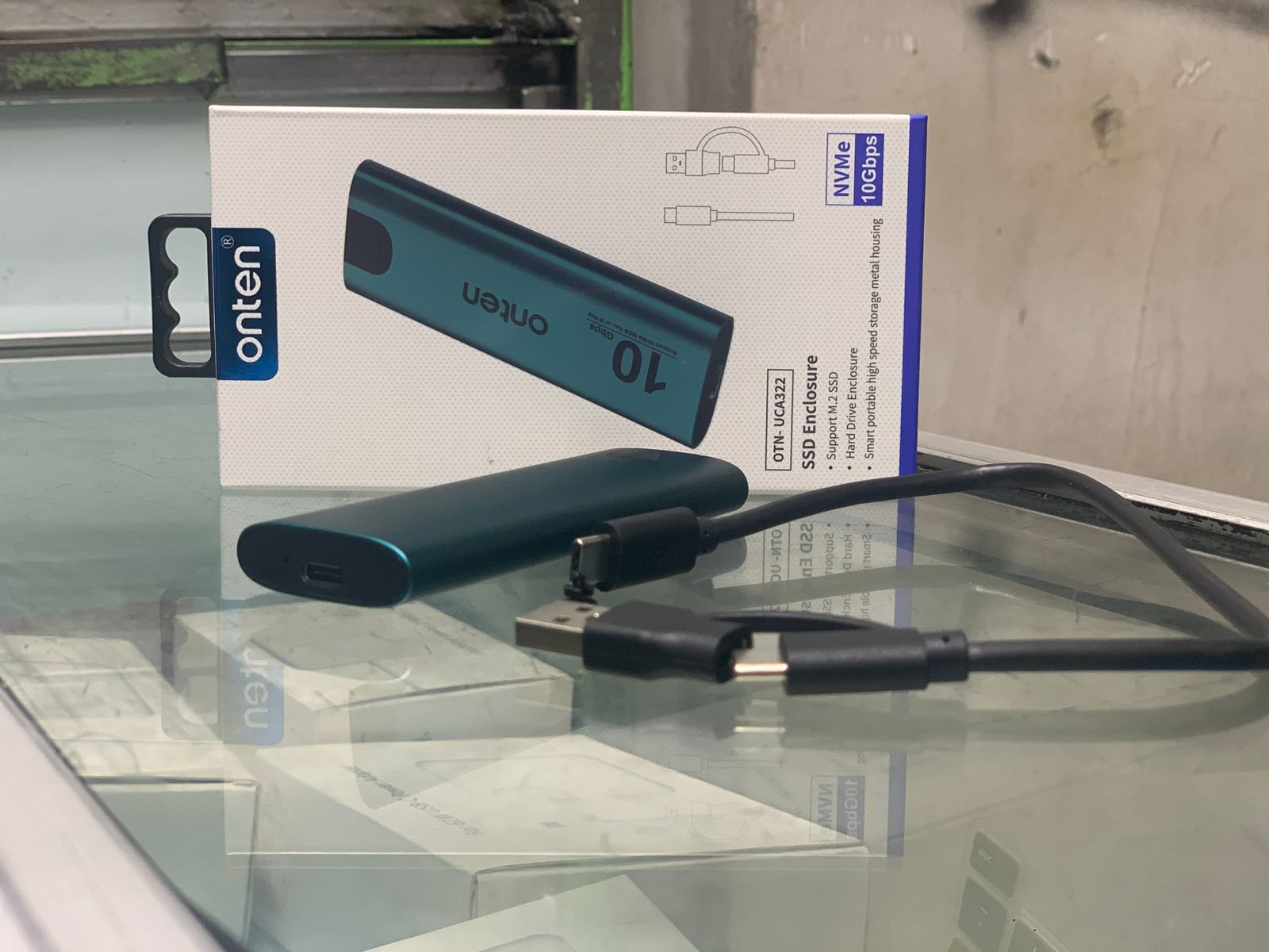 onten M.2 SSD Enclosure – USB 3.2