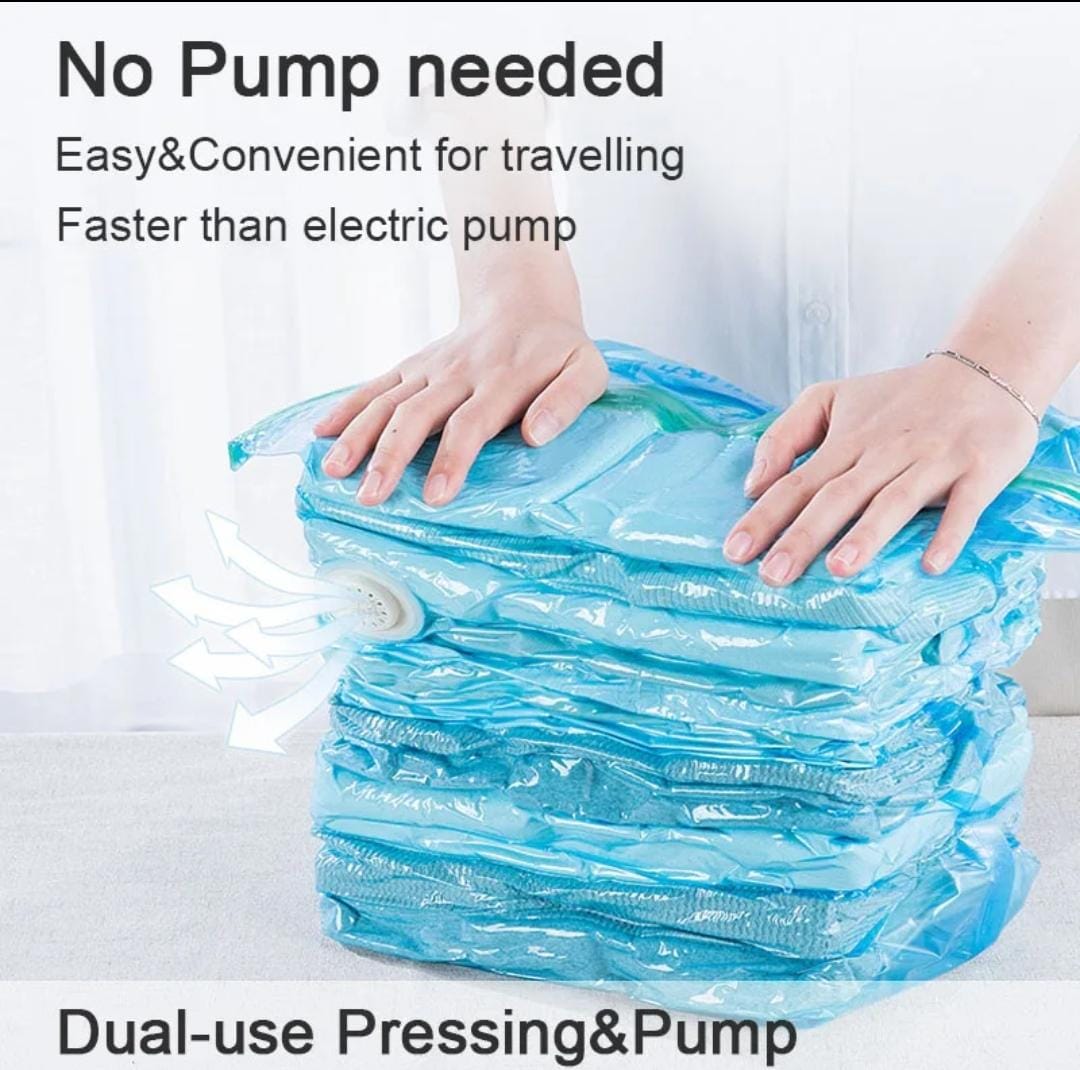 Household clothes vacuum storage bags travel storage compression bag clothes organizer space saver bag