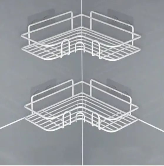 Corner Shower Rack Shelf Bathroom Storage Organiser Basket Tidy  medium