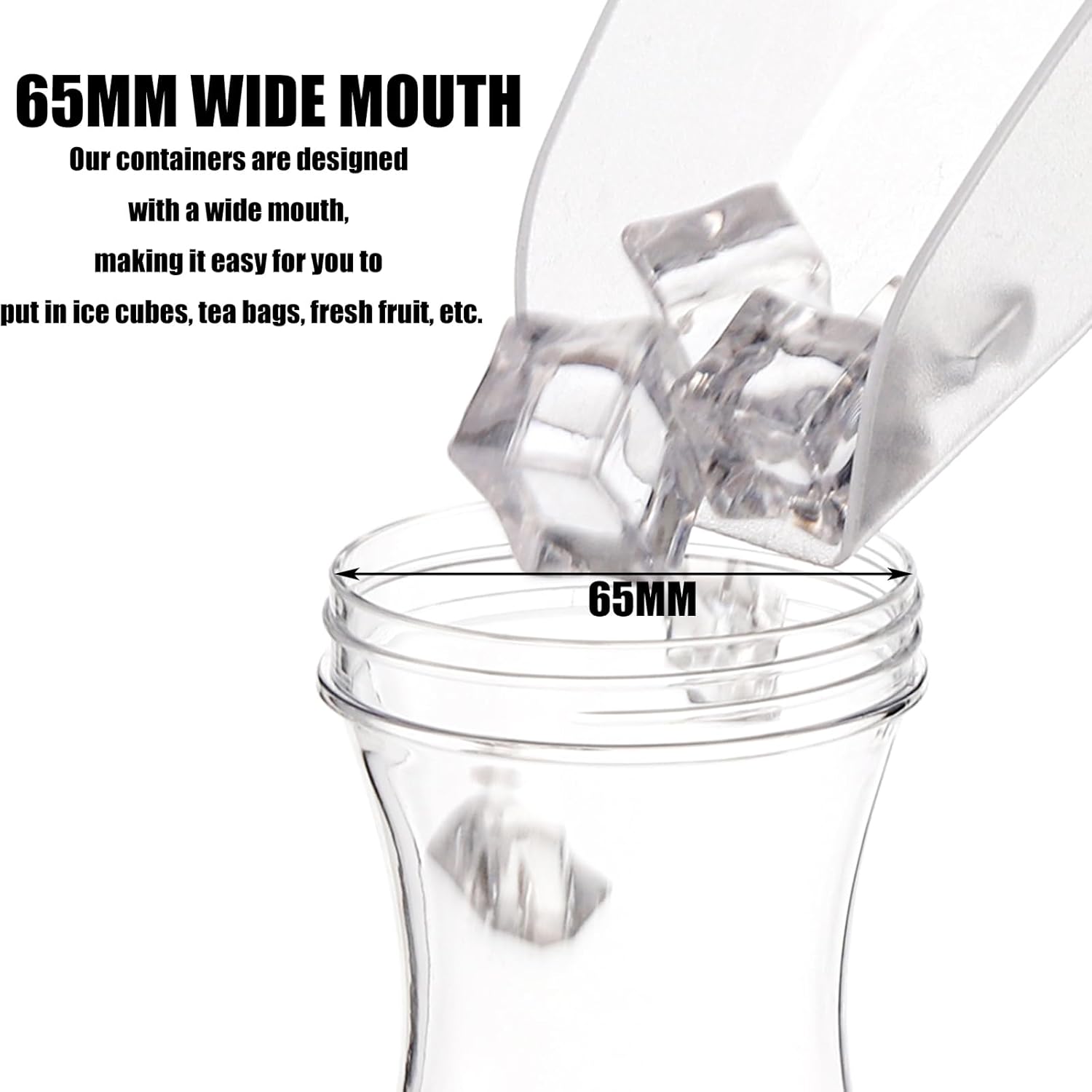Juice Carafe 1.5 liters with Lids Airtight Drink Pitcher for Fridge Storage Easy Pour Milk Container Beverage Bottles for Bar Freezer