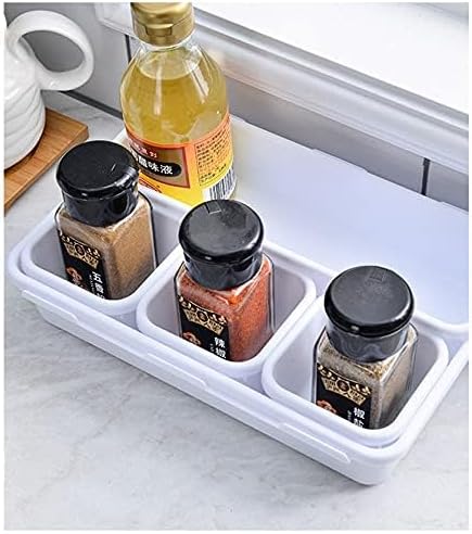 8 PCS Plastic Drawer Organizers Set, 3-Size Versatile Bathroom and Vanity Drawer Organizer Trays, Storage Bins for Makeup, Bedroom, Kitchen Gadgets Utensils and Office