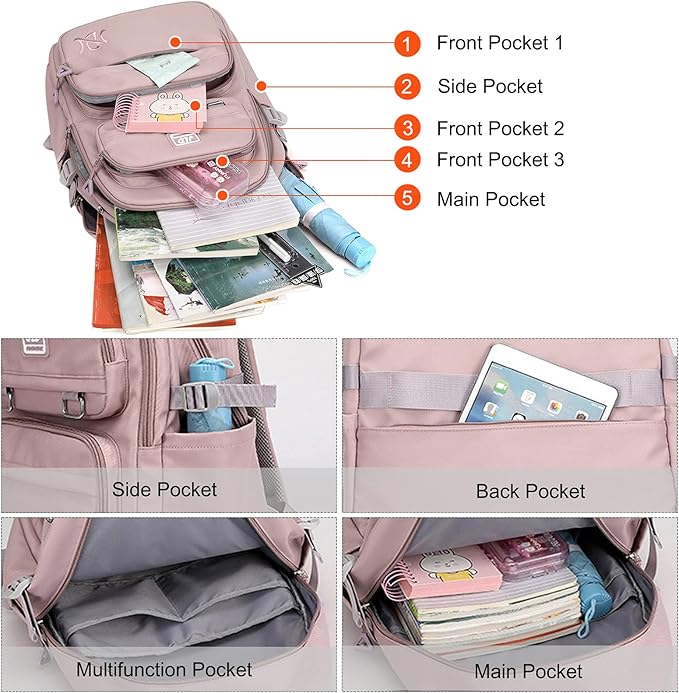 Children's Backpack School Bags Boys Girls School Backpack Kids School Bag for Students Outdoor Travel Daypacks Nursery Bag Backpack Waterproof Nylon