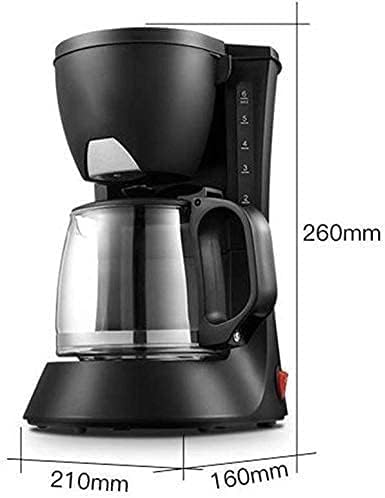Filter Coffee Machine,550W Filter Coffee Maker One Touch, Drip Coffee Maker Keep Warm, Anti-drip Design, Removable Filter 600ml for Coffee Lover little surprise