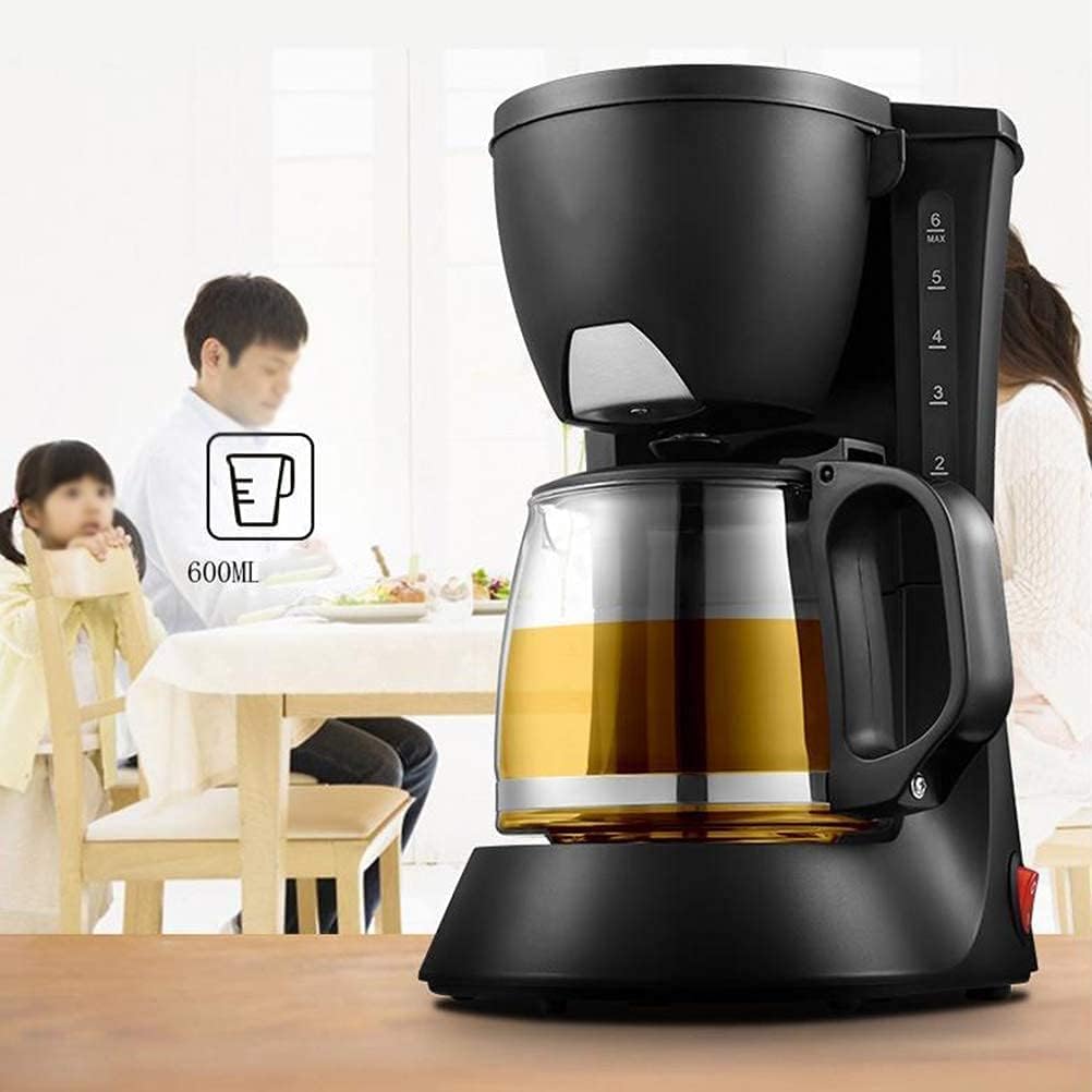 Filter Coffee Machine,550W Filter Coffee Maker One Touch, Drip Coffee Maker Keep Warm, Anti-drip Design, Removable Filter 600ml for Coffee Lover little surprise