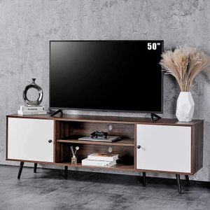 Roman Walnut TV Stand