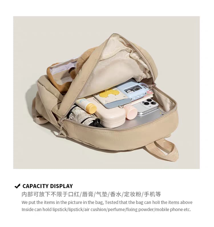 School Bookbag   Backpack   Stylish Capybara Backpack   Fashion monkey backpack