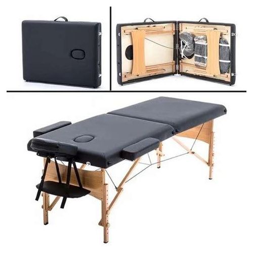 Portable Wooden Maasage Bed Portable Foldable Massage Table Salon Spa Massage Bed