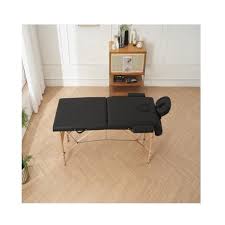 Portable Wooden Maasage Bed Portable Foldable Massage Table Salon Spa Massage Bed