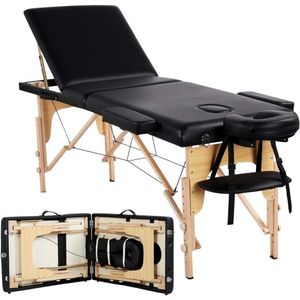 Portable wooden massage bed 3 fold