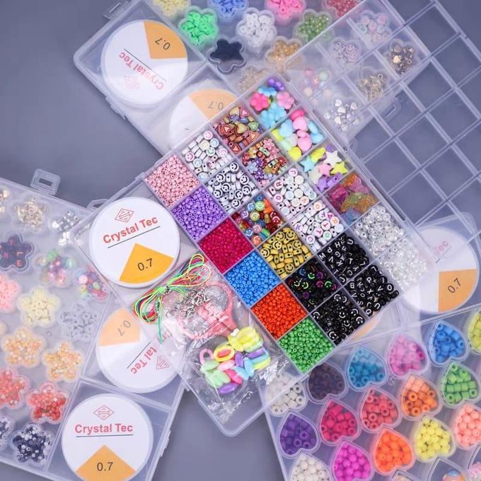 CBC Beads Set CBC Learning Beads Kit Educational Beads for Kids Beads for CBC Grade 1 / Grade 2 / Grade 3 Counting Beads Set Pattern Making Beads Creative Beads for CBC Bracelet & Necklace Beads for K