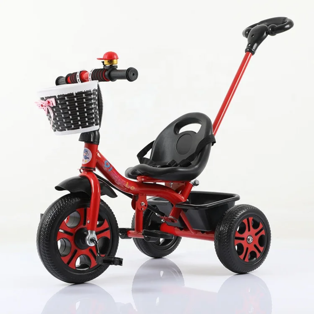 Kids tricycle with push handle for kids 1 to 4years