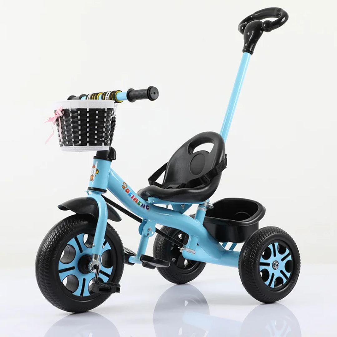 Kids tricycle with push handle for kids 1 to 4years