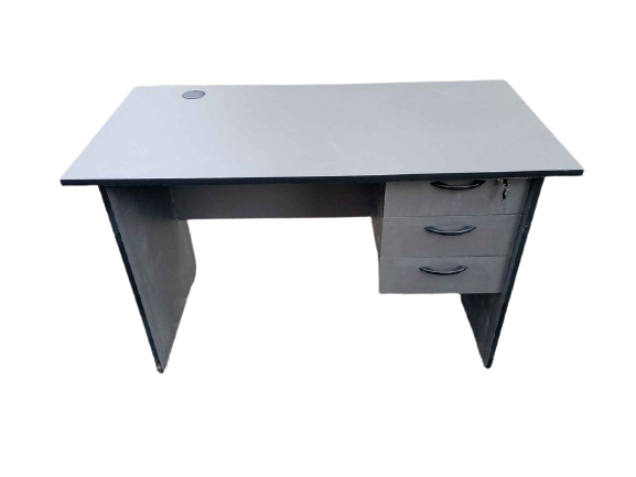 1Mtr Office Desk with 3 Storage Drawers – Computer & Workstation Desk