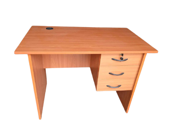 1Mtr Office Desk with 3 Storage Drawers – Computer & Workstation Desk