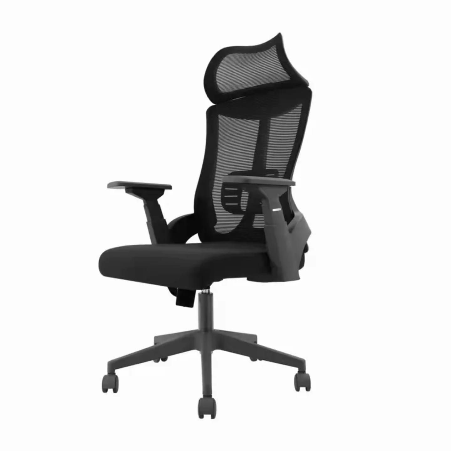 LuxOrthopedic Ergonomic Mesh Office Chair – High Back Swivel Chair with Adjustable Headrestury Leather Executive Managerial Chair - Adjustable Height & Orthopedic Support