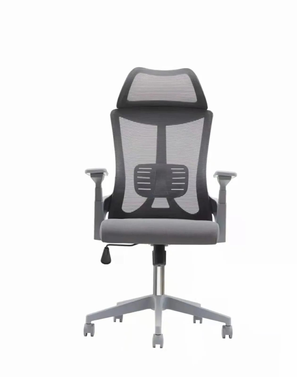 LuxOrthopedic Ergonomic Mesh Office Chair – High Back Swivel Chair with Adjustable Headrestury Leather Executive Managerial Chair - Adjustable Height & Orthopedic Support