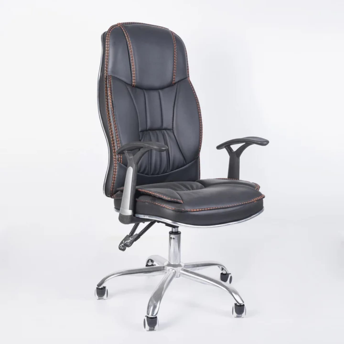 Executive High-Back Reclining Leather Chair – Sleek, Professional & Relaxing