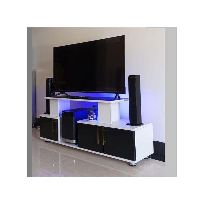 ISTANBUL 2 Modern TV STAND With premium finishing High Quality Durable Strong Furniture Living Room TV stand with extra storage for woofers and Tv accessories.