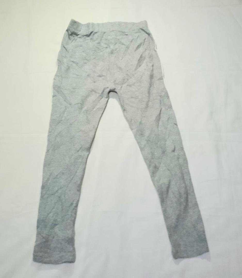 Gray and White track leggings for girls 5 years old Slim fit