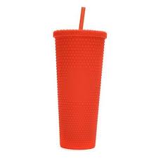 1000ml Plastic tumbler ,Large Capacity Water Cup Fully Studded Matte Tumbler Reusable Plastic Cup with Wide Opening Leak-Proof Lid Straw