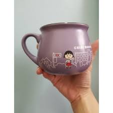 1 pc Pot cup 320ml purple  Coffee Mug Ceramic Cup Set Cup Mug Bulk with Handle, Dishwasher Safe for Home Office Kitchen Utensil Valentine's Day Gift 350 ML