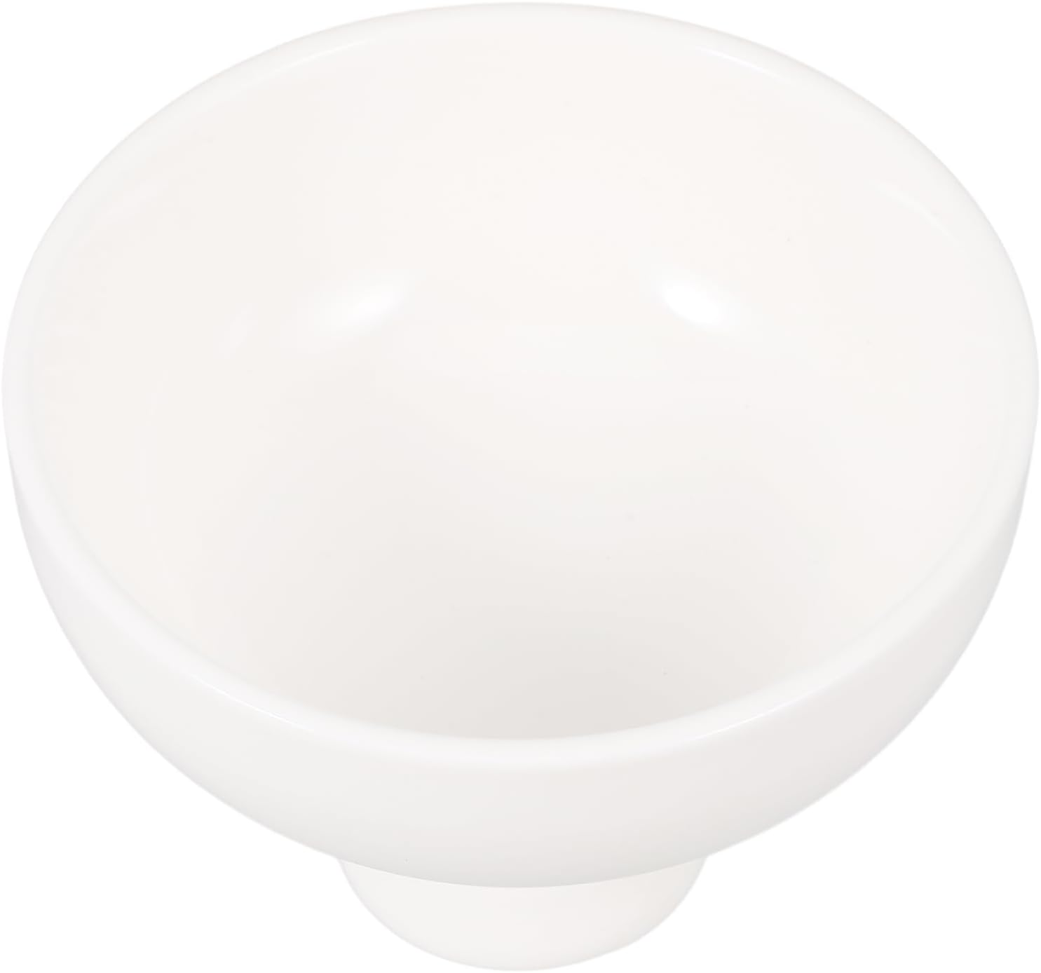 1 pc Ceramic Bowl with Stand.Ceramic Footed Bowl Round Bowl Fruit Bowl Decorative Bowl for Kitchen Table Decor White