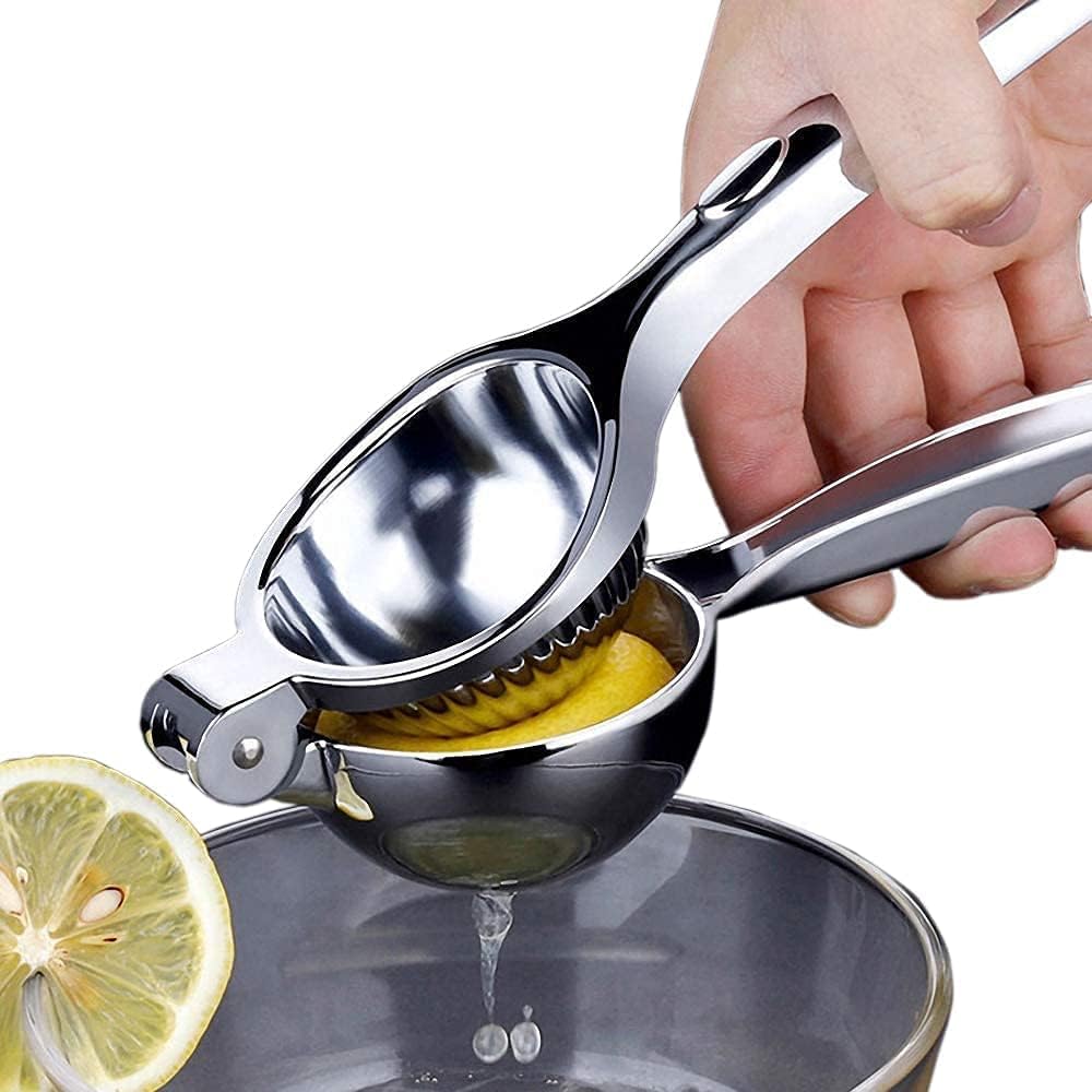 Lemon Squeezer - Stainless Steel Lime Juicers - Anti-Rust and Durable, Easy to Extract All Lemon/Citrus Juice, Suitable for Home, Bar