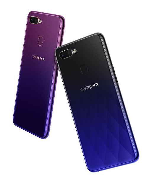 Refurbished OPPO A7x F9 128GB 6.3 inches 16MP+16MP 3500mAh rear fingerprint scanner, facial recognition dual-SIM smartphone