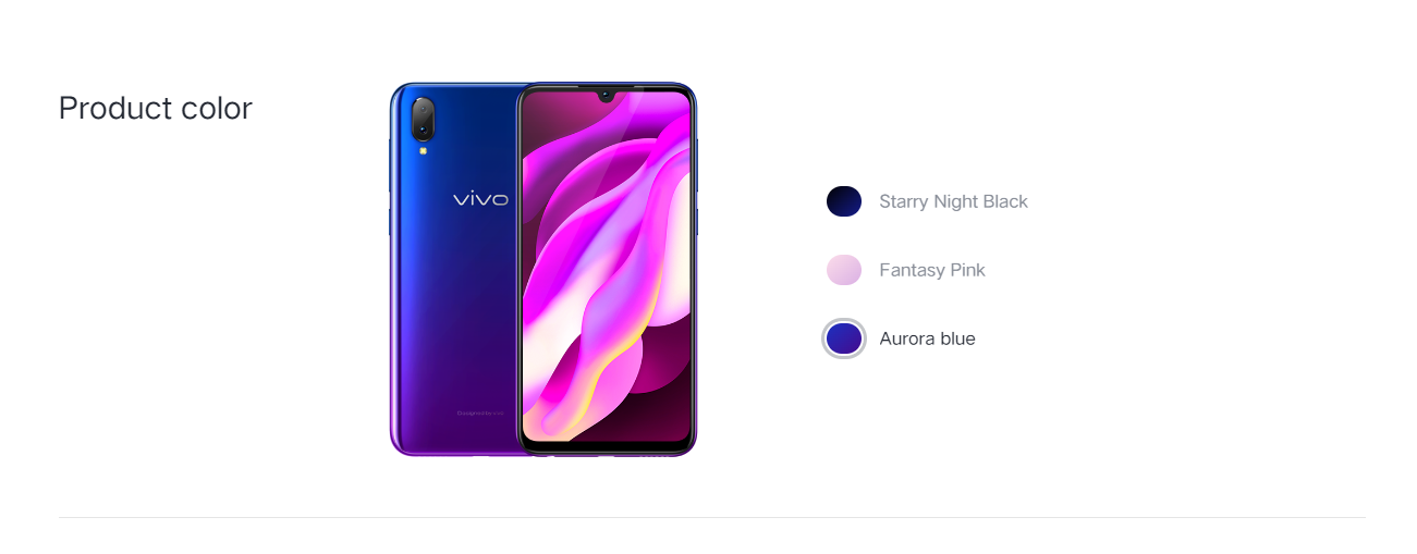 Refurbished VIVO Y97 6.3-inch 128GB 3315mAh 16MP+16MP Dual SIM 2G/3G/4G Smartphone