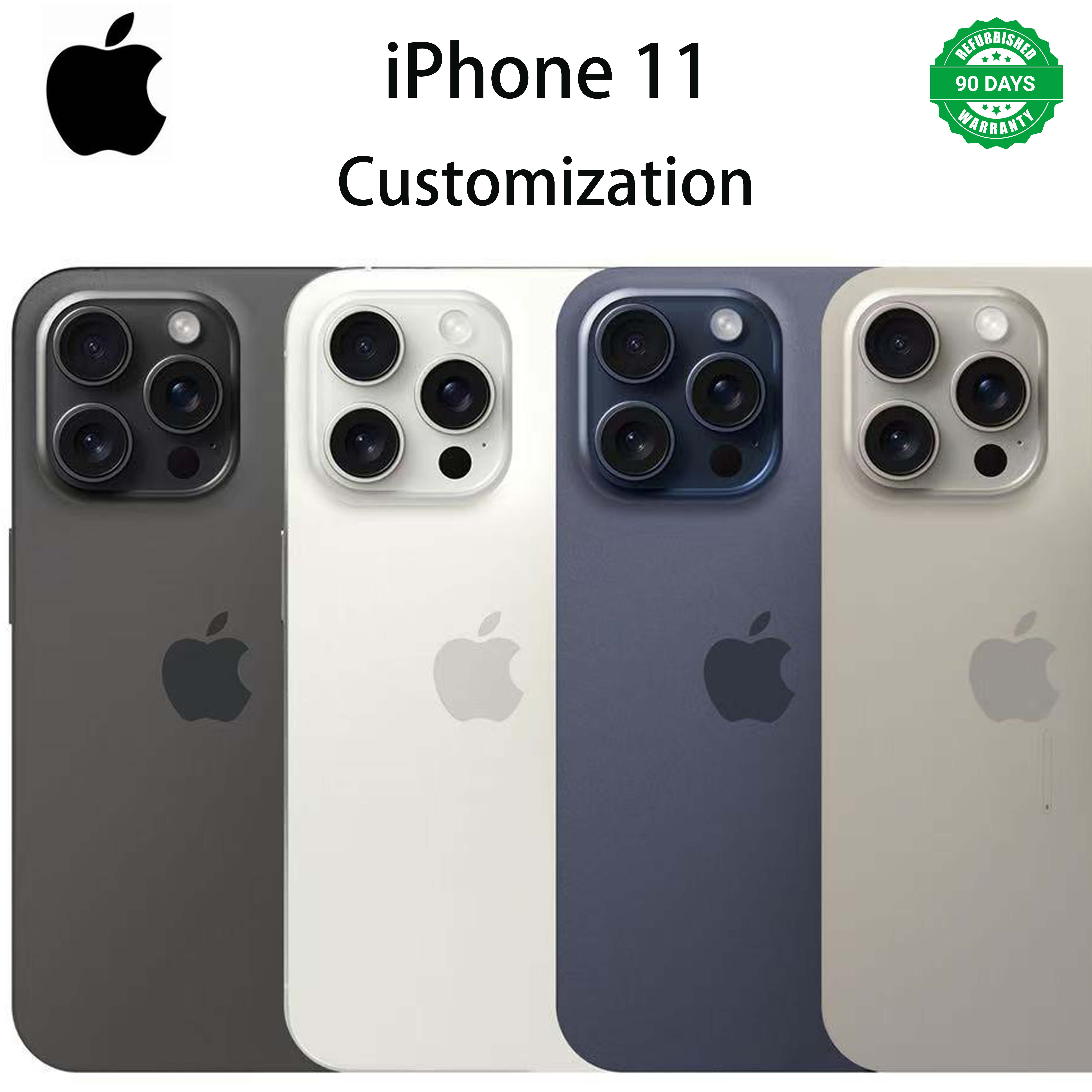 Refurbished Transform an iPhone 11 into an iPhone 15 Pro (appearance). 6.1 inch  A13 BIONIC  12MP  64GB；128GB；256GB