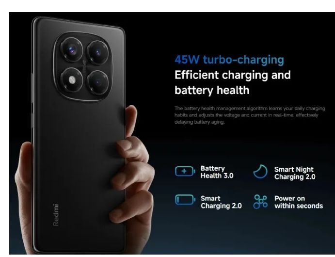 XIAOMI Redmi Note 14 Pro 5G 12GB+512GB 6.67" 120Hz AMOLED Display 200MP Camera IP68 Dust and Splash Resistant 5110mAh Battery Under-display Fingerprint 45W Fast Charging SmartPhone 14C A5 Redmi 13