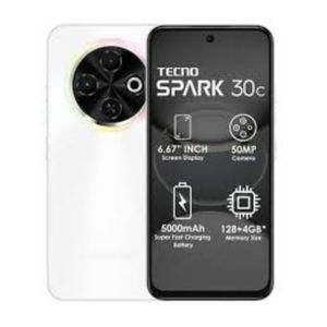 {New Arrival} TECNO SPARK 30C 128GB +8(4+4)GB 120Hz 6.6" Dynamic Port 50MP Dual Speakers 7.8mm Ultra Slim 5000mAh 18W Type-C Dual SIM 4G Smart Phones Side Fingerprint phone
