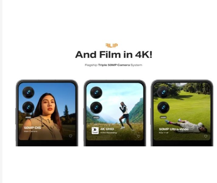 {Brand New} Infinix Zero Flip 5G 512GB ROM+8GB RAM 6.9" Foldable LTPO AMOLED 120Hz Display 50+50MP Camera MediaTek Dimensity 8020 4720mAh Battery 70W Fast Charge Flip Smart Phone 0 Flip