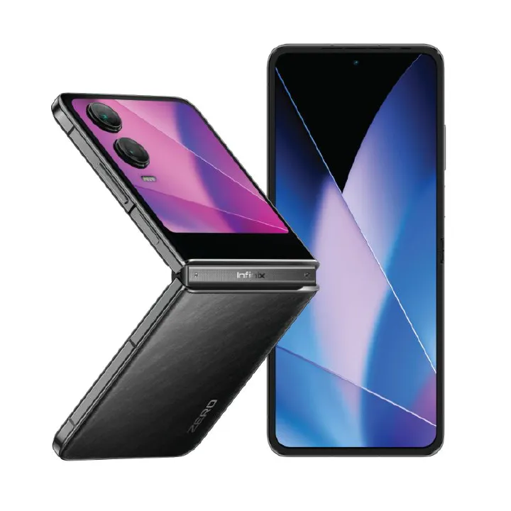 {Brand New} Infinix Zero Flip 5G 512GB ROM+8GB RAM 6.9" Foldable LTPO AMOLED 120Hz Display 50+50MP Camera MediaTek Dimensity 8020 4720mAh Battery 70W Fast Charge Flip Smart Phone 0 Flip
