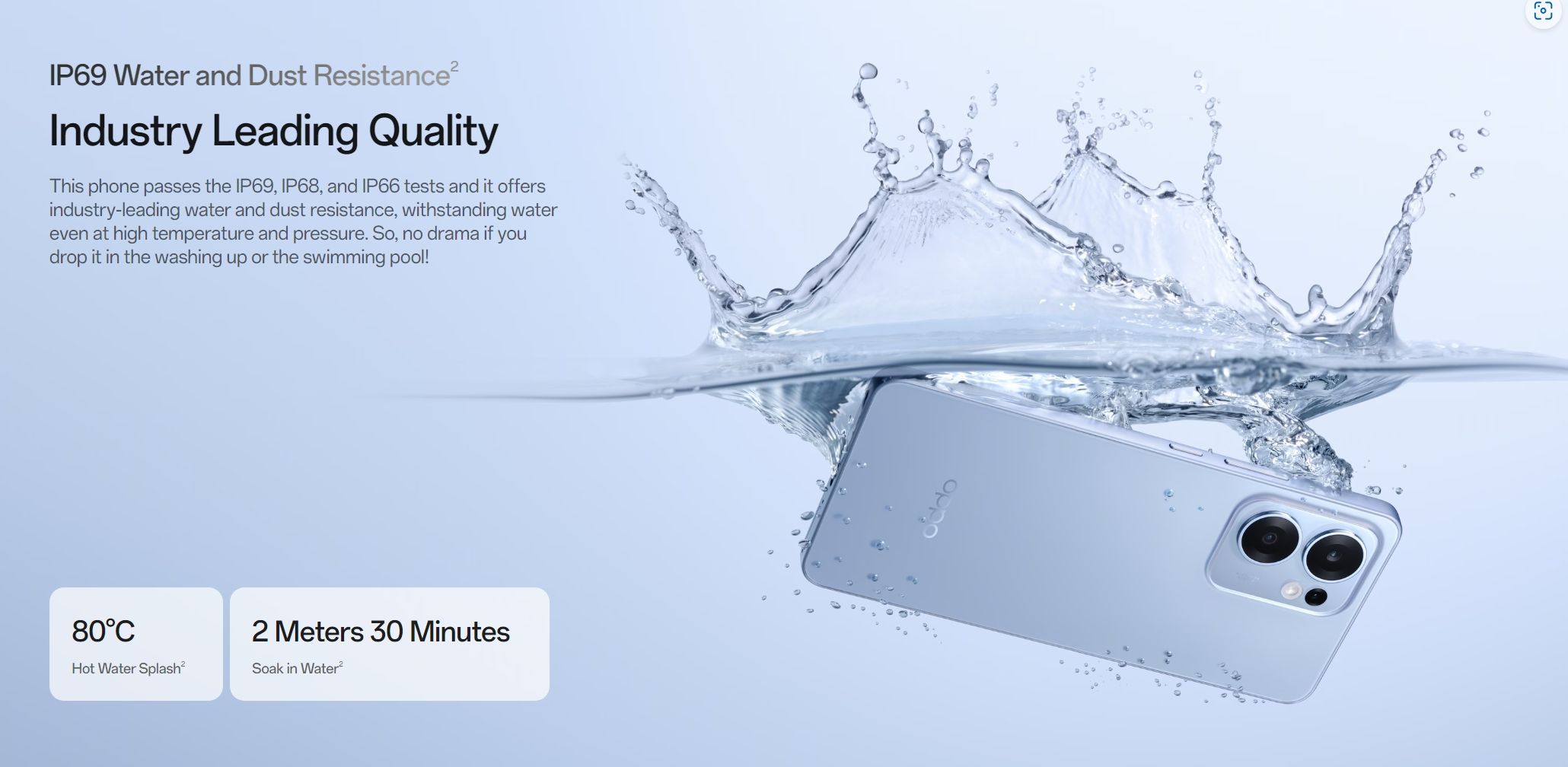 Brand New Oppo Reno 13F 8GB+256GB 6.67 Inches AMOLED 120Hz Display 50MP+32MP Front and Back Camera 5800mAh Battery 45W Fast Charge IP69 Dust Water Pressure Resistant Smart Phone