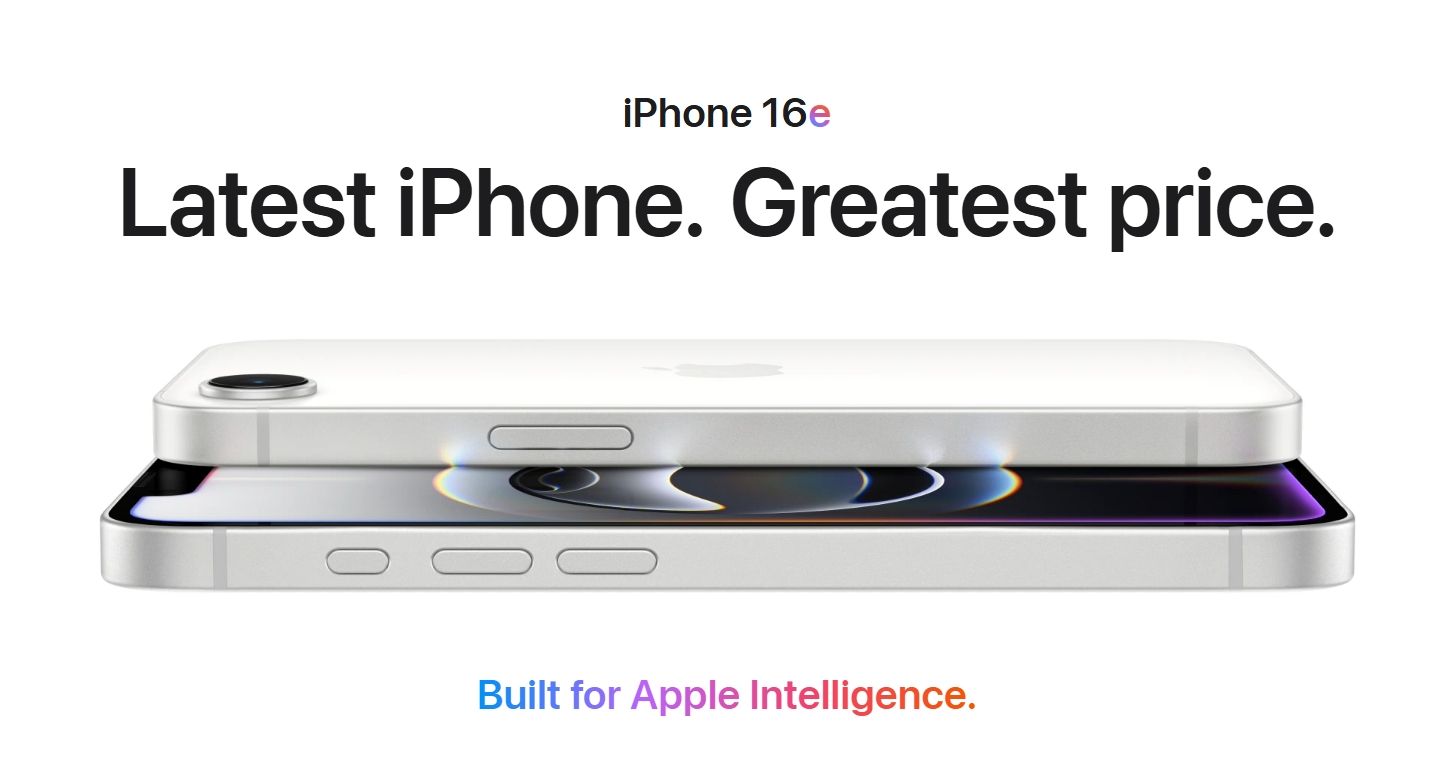 [New Launch] Apple iPhone 16e 256GB+8GB 6.1" Super Retina XDR OLED Display 48MP+12MP Cameras 4005mAh Battery Face ID IP68 Dust/Water Resistant Ceramic Shield Apple A18 Bionic Chip iOS Smart Phone