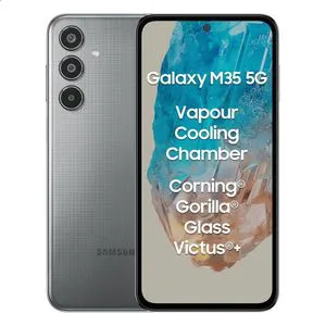 [Brand New] Samsung Galaxy M35 5G 128GB+6GB 6.6" 120Hz Super AMOLED Display 50MP Camera Huge 6000mAh Battery 25W Super Fast Wired Charging Exynos 1380 Processor(5nm) A56 14C Smartphone Mobile Phone