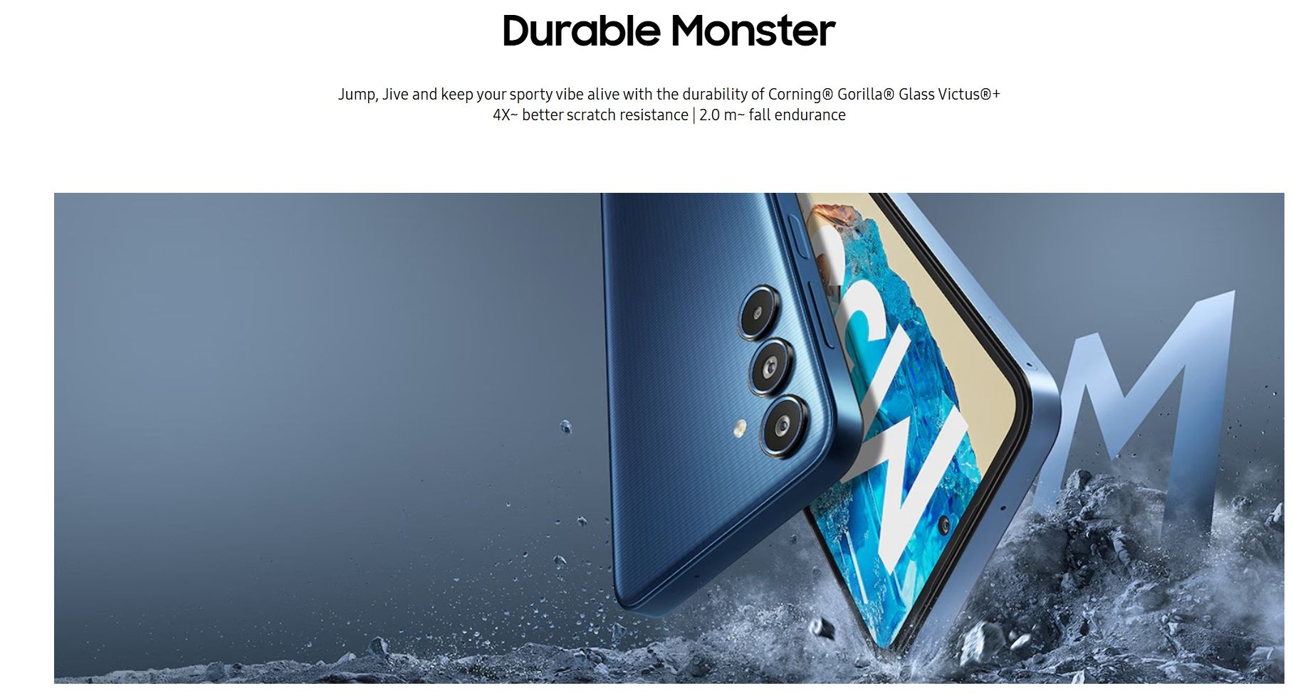 [Brand New] Samsung Galaxy M35 5G 128GB+6GB 6.6" 120Hz Super AMOLED Display 50MP Camera Huge 6000mAh Battery 25W Super Fast Wired Charging Exynos 1380 Processor(5nm) A56 14C Smartphone Mobile Phone
