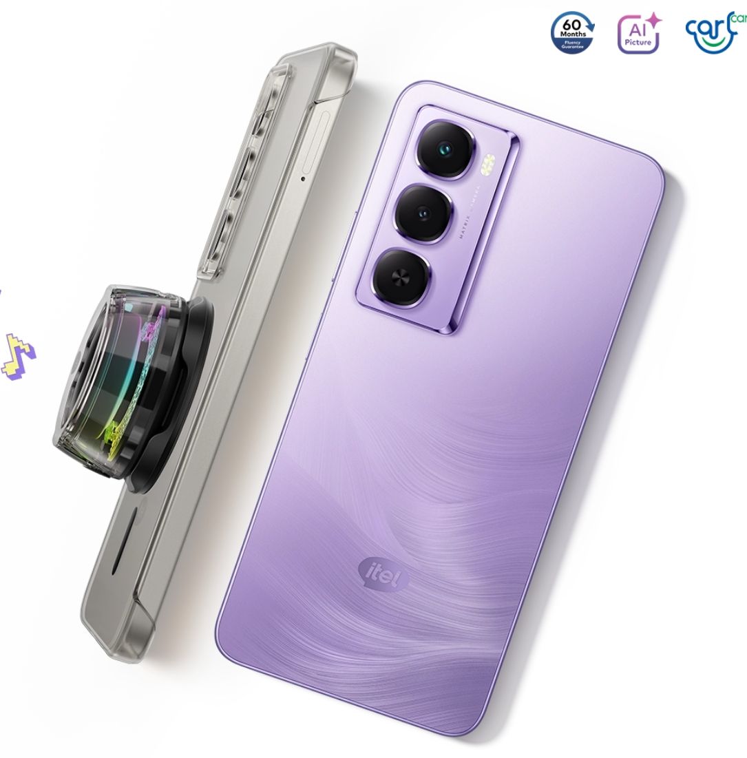 [New Arrival] Itel City 100 6GB+128GB 6.75" 90Hz Display 13MP Camera Huge 5200mAh Battery 18W Fast Charging LED Flash Light IP64 Dust/Water Resistant Android Smartphone Mobile Phones