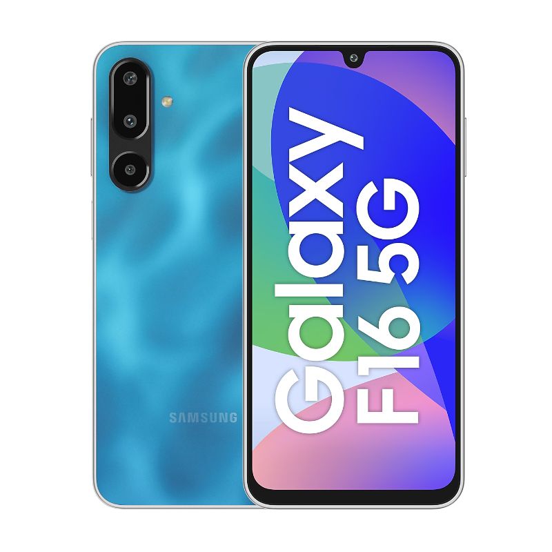 [Anniversary Offer] Samsung Galaxy F16 5G 128GB+6GB 6.7" Super AMOLED Display 50MP+13MP Camera 5000mAh Battery 25W Charging Dimensity 6300 IP54 Dust/Water A56 Smartphone