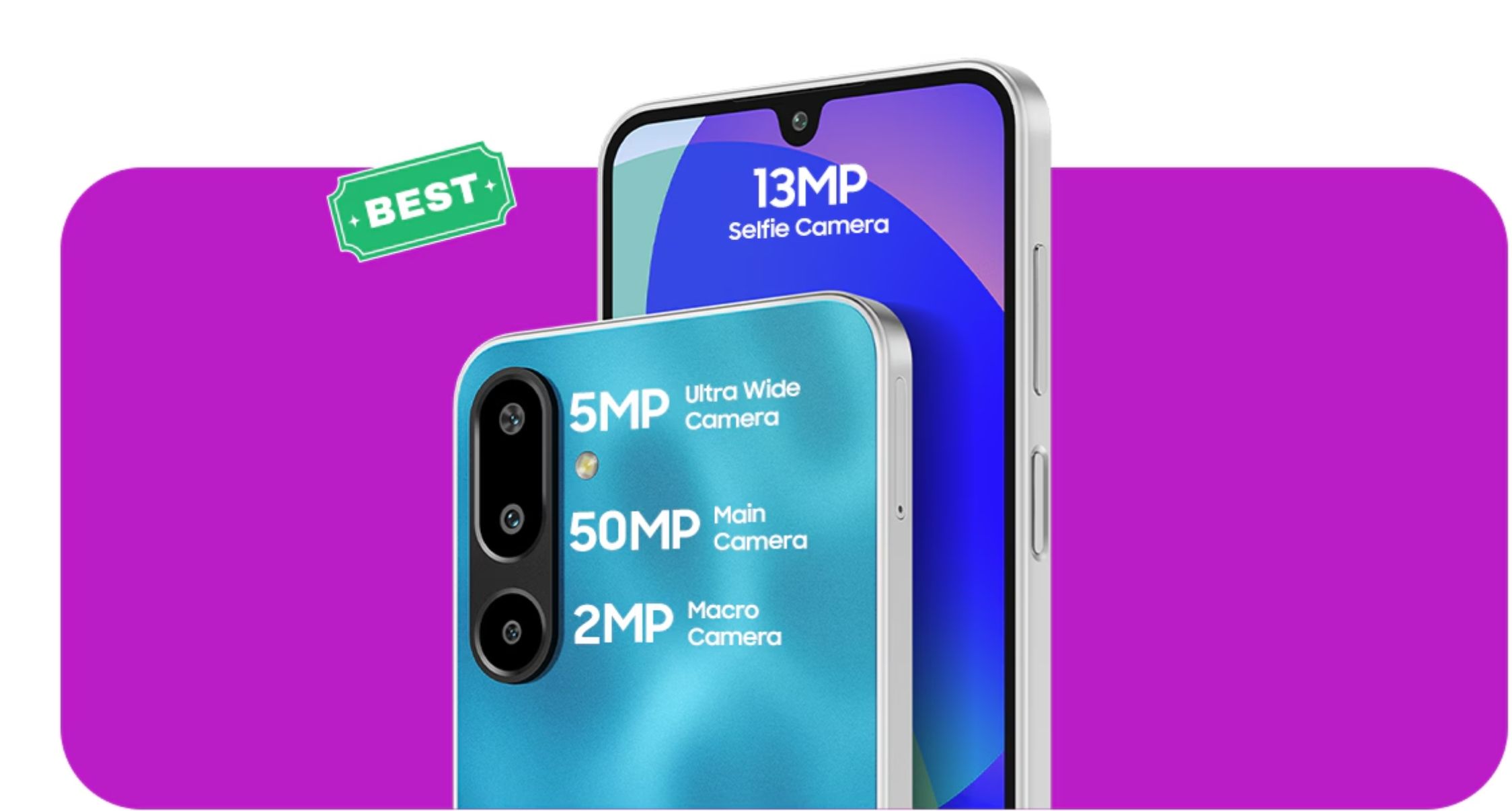 [Anniversary Offer] Samsung Galaxy F16 5G 128GB+6GB 6.7" Super AMOLED Display 50MP+13MP Camera 5000mAh Battery 25W Charging Dimensity 6300 IP54 Dust/Water A56 Smartphone