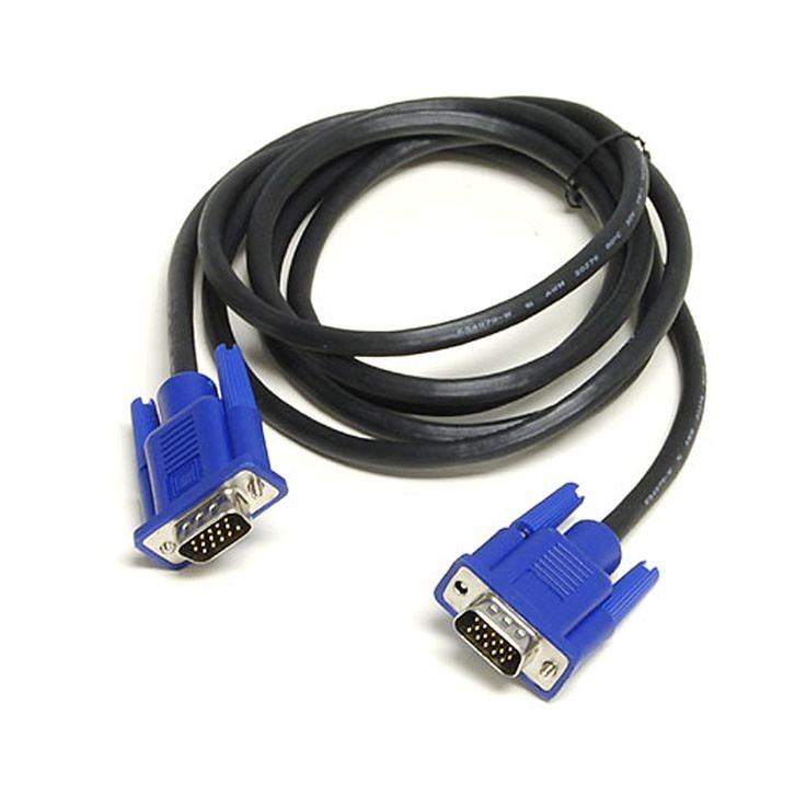 VGA Cable - 1.5M - Blue x Black.15 Pin Male Port to Male Port VGA Cable. Buy 1.5M | 3M| 5M| 10M VGA Cable