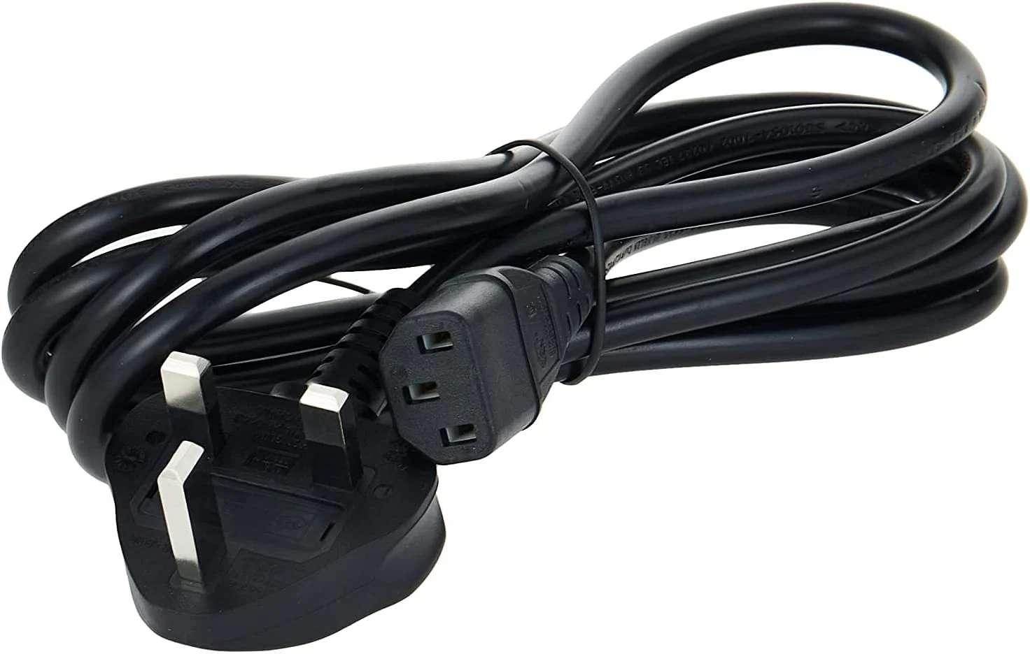 Desktop Power Cables – Heavy-Duty Power Cords for Monitors, CPUs. For PC, Printer, Computer Monitor 1.2M - A-07-PC-05