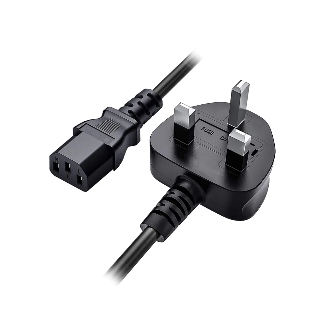 Desktop Power Cables – Heavy-Duty Power Cords for Monitors, CPUs. For PC, Printer, Computer Monitor 1.2M - A-07-PC-05