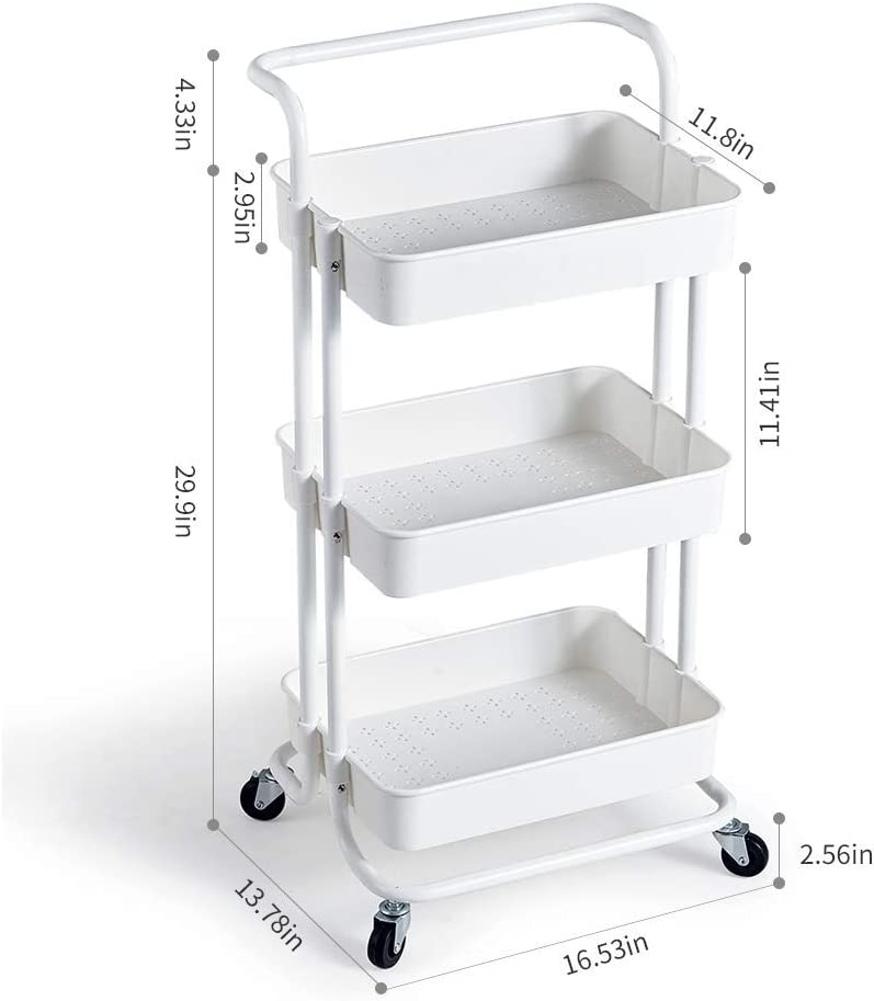 Fruit stand/ snack stand/ bathroom stand. 4 Tier Slim Storage Shelf Kitchen Bathroom Organiser Rack Shelving Unit Wheels